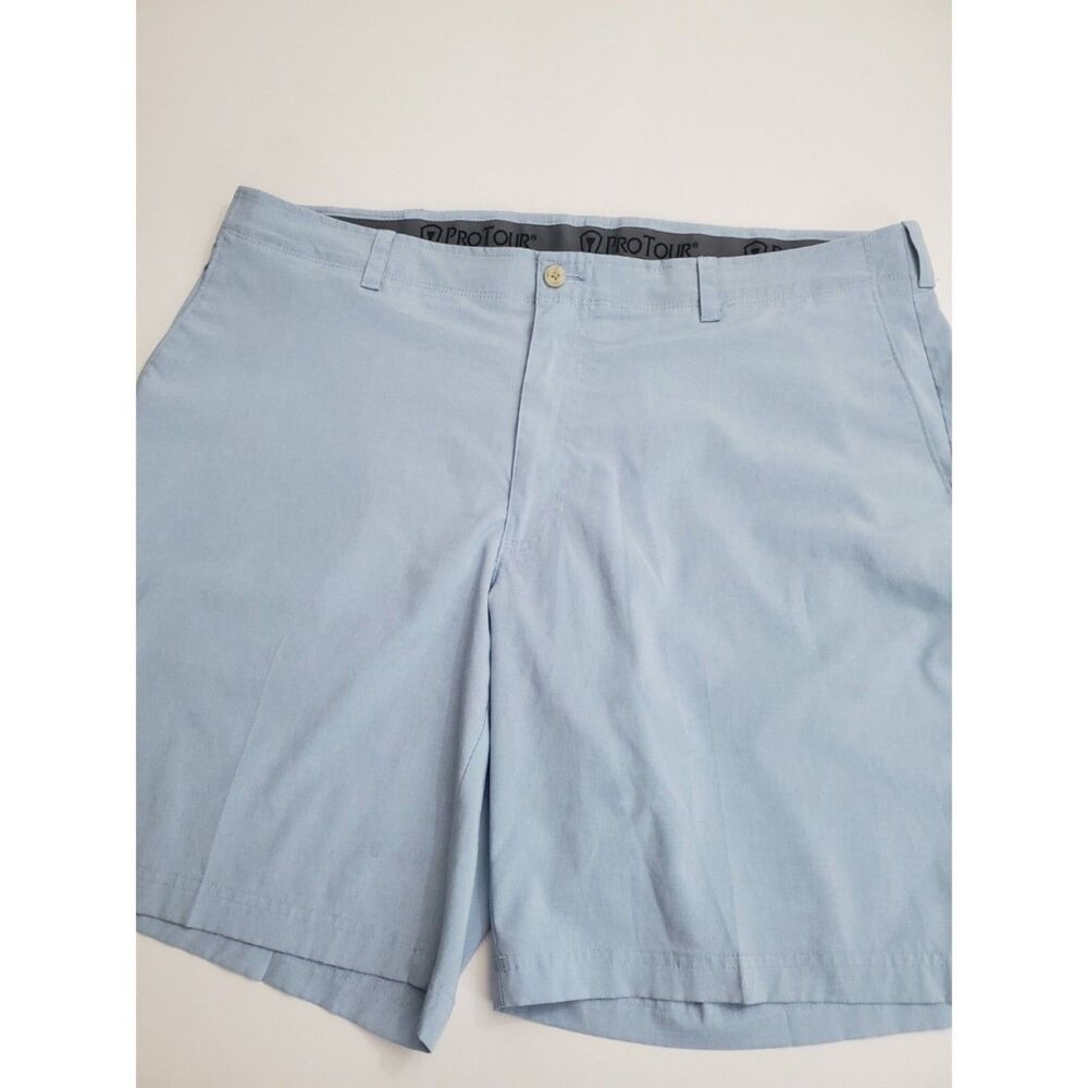PGA Tour Men's Golf Shorts, Light Blue, 40